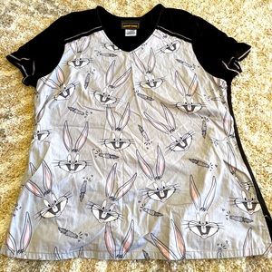 Looney tunes scrub top